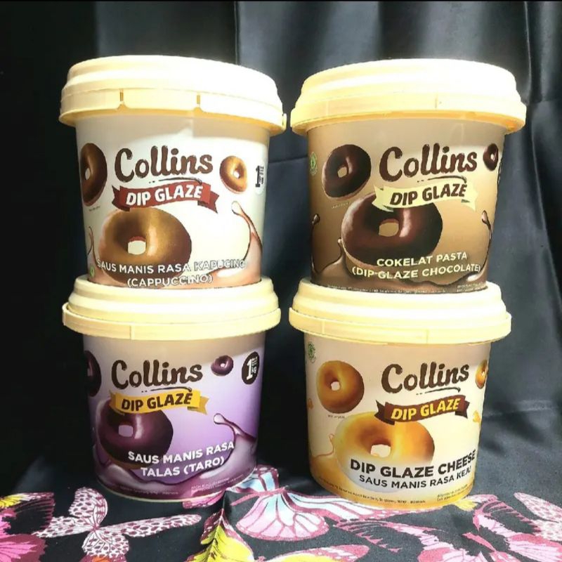 

Dip Glaze Collins 1 Kg || Topping Filling Makanan Kue Donut Coklat Selai