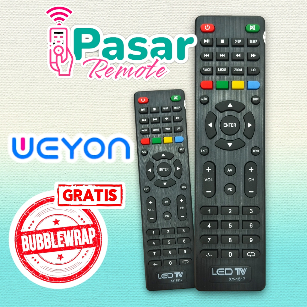 REMOTE TV WEYON / ANIMEX / SAKURA LED LCD