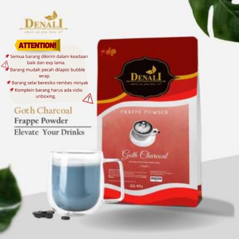 

Denali Powder Goth Charcoal 800gr / Bubuk Rasa Goth Charcoal Premium
