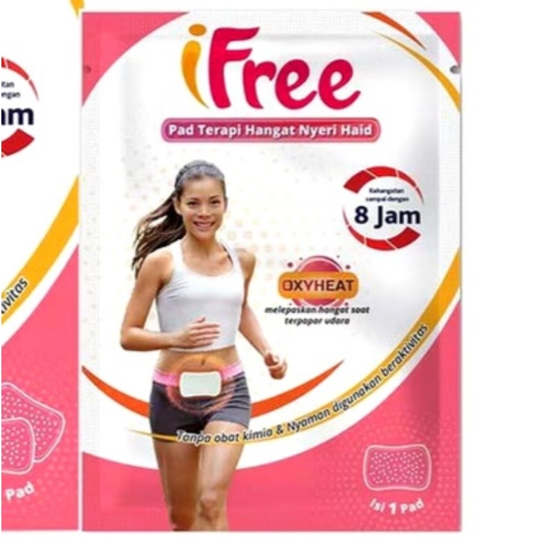Ifree Pad Isi 1 Kompres Haid Nyeri Datang Bulan Kram i free Kompres hangat Tempel Perut Oxyheat Mens