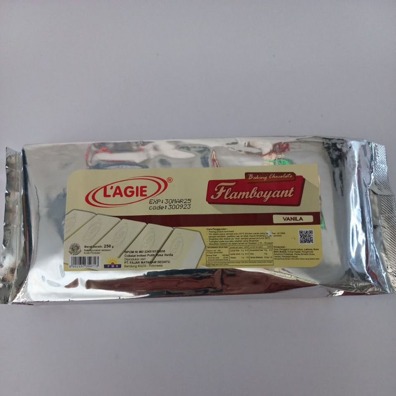 

L'agie Cokelat Putih Rasa Vanila 250g