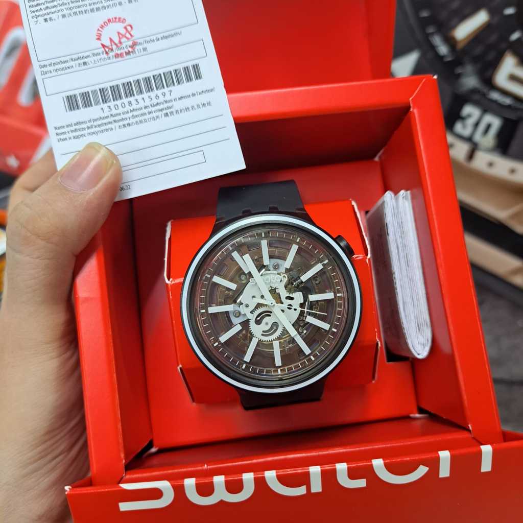 SWATCH SO27B114 Big Bold Jam Tangan Unisex Original