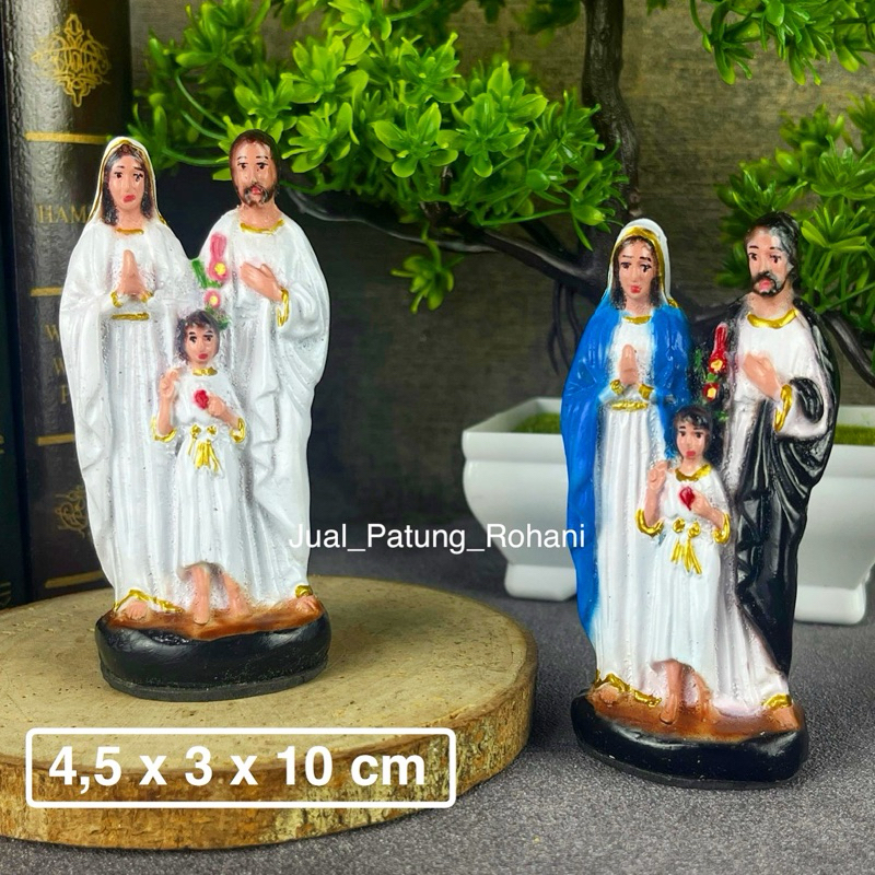 Patung Keluarga kudus Berdiri 10 cm