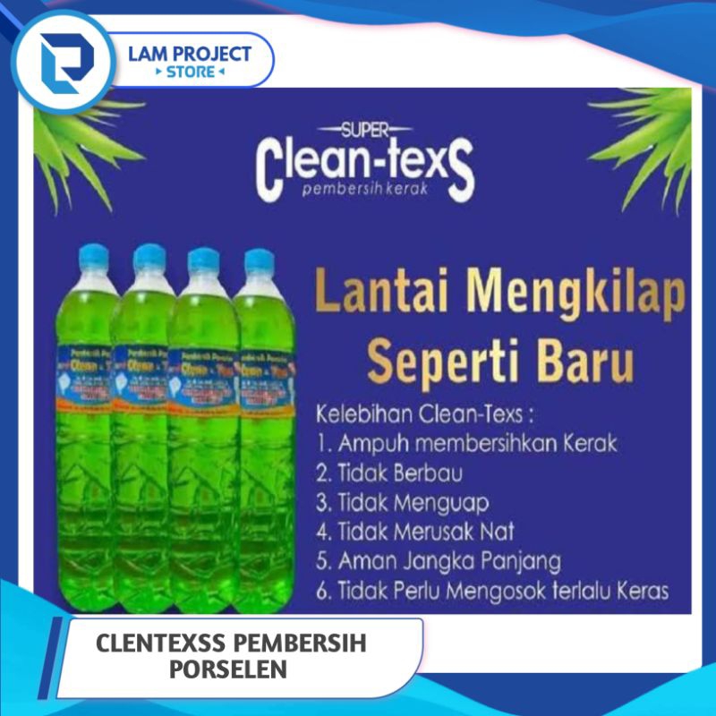 Clean Texs Pembersih Kerak 1500ml / Cleantexs 1500 Ml / Cleantex Pembersih Kerak Keramik