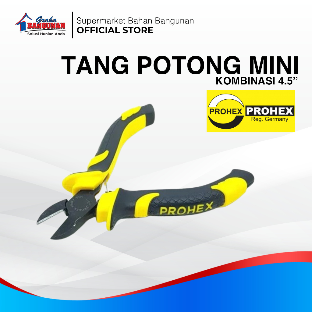 PROHEX TANG POTONG MINI KOMBINASI 4.5"