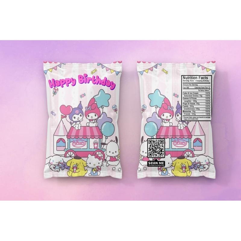 

[Ready Stock] Pouch Snack Ultah / Pouch Snack Karakter (No Custom)
