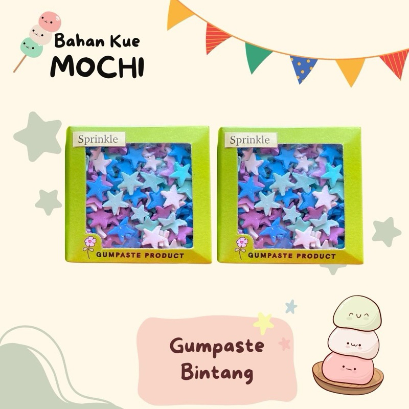 

Gumpaste Bintang / Sprinkle Gumpaste Bintang isi 100