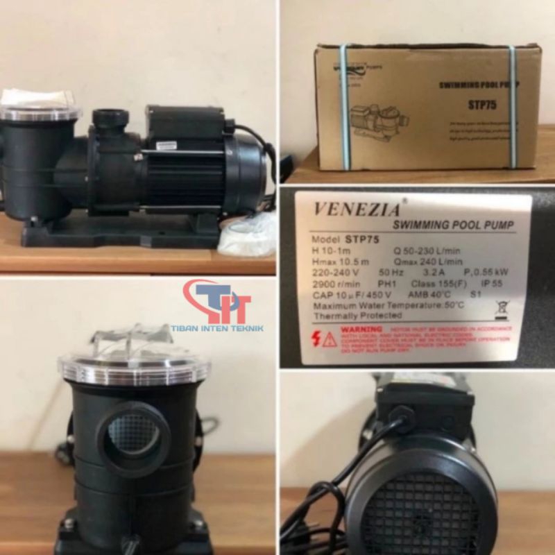 POMPA KOLAM RENANG VENEZIA STP-75 3/4HP POMPA AIR VENEZIA STP75