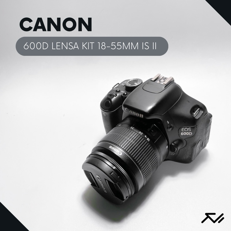 CANON 600D LENSA KIT 18-55mm is ii | LENSA FIX YN 50MM F 1.8