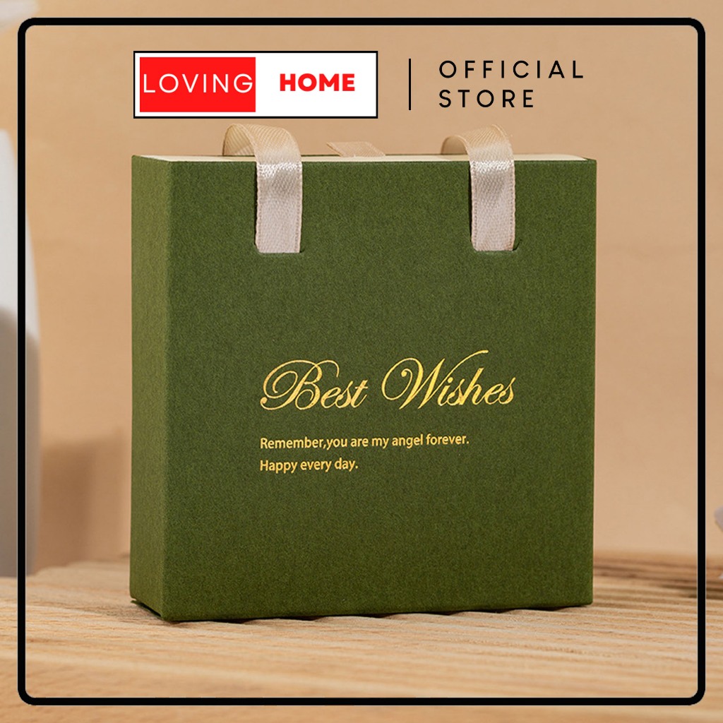 

LOVING HOME - Box Cincin Jewelry Perhiasan Model Tarik Best For You Kotak Hadiah Gift Box
