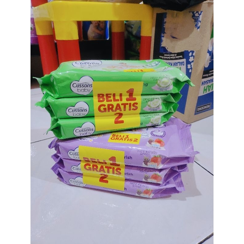 tisu basah cussons