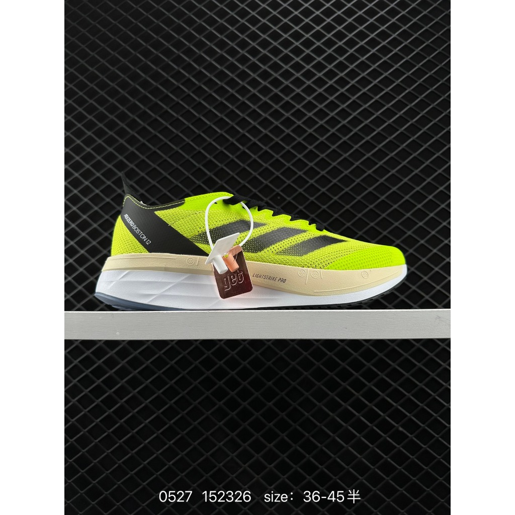 Adidas Adizero boston 11 Comfortable, Trendy, Anti slip, Durable, Lightweight, Low Top Running Shoes