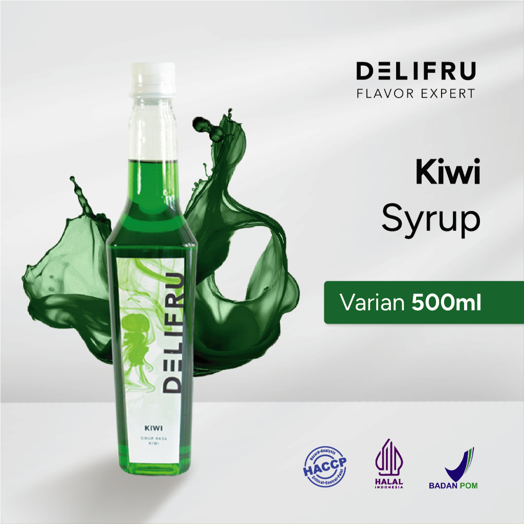 

Delifru Kiwi Syrup 500 ml - Sirup Kiwi