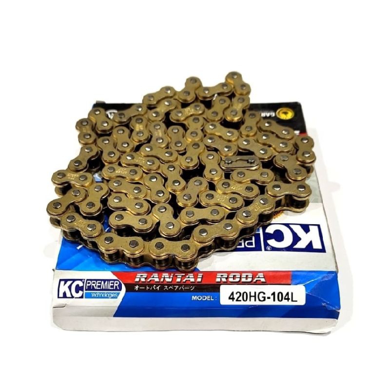 RANTAI RODA GOLD KCP 420HG X 104L