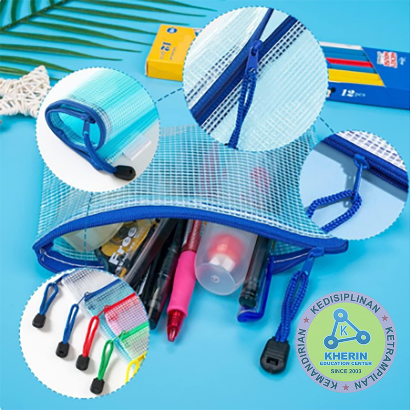 

Zipper Bag A4 / Map Zipper / Map Jaring / Map Resleting Buku Sekolah