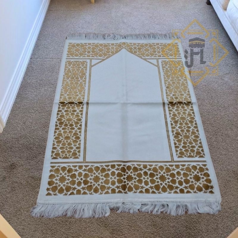Sajadah Aydin Mensucat Meghani/Adel Turky 70×110 CM | Sajadah Aesthetic | Aydin Premium