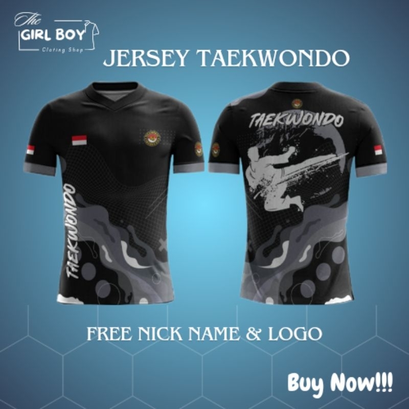 Jersey Muay Thai | Jersey Taekwondo | Jersey Karate | Kaos Muay Thai | Baju Jersey Bela Diri | Pakai