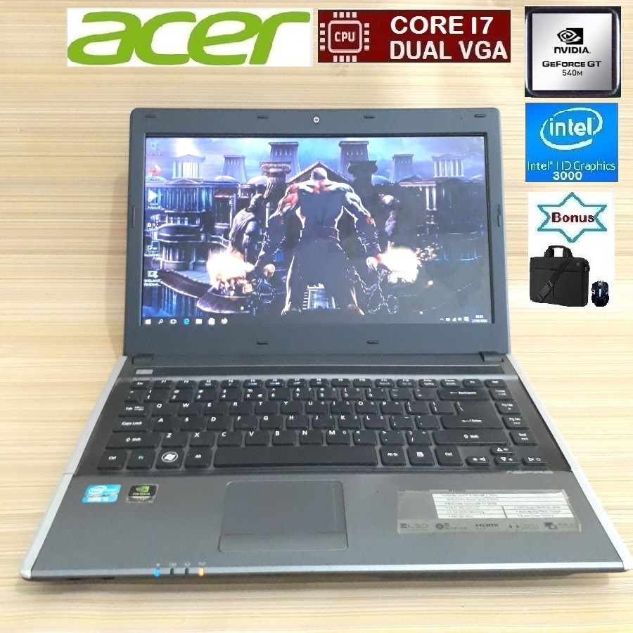 LAPTOP ACER CORE I7 SSD 256 RAM 8GB