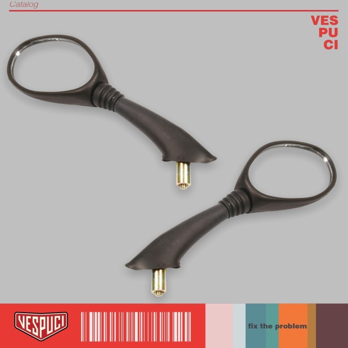 Spion Mirror Rearview Original Vicma For Vespa Matic Metik Matik ET4 Liberty Fly Bisa Juga Untuk Spr