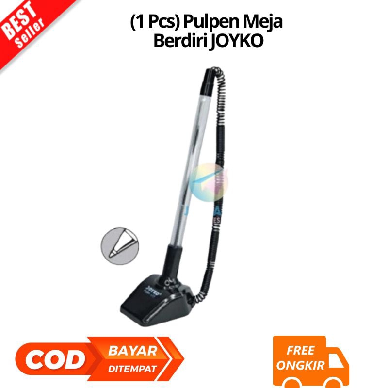 

(SLP) BAYAR DI TEMPAT (1 Pcs) Pulpen Bolpen Meja Berdiri JOYKO Pen Stand PSBP-177 Anti Macet