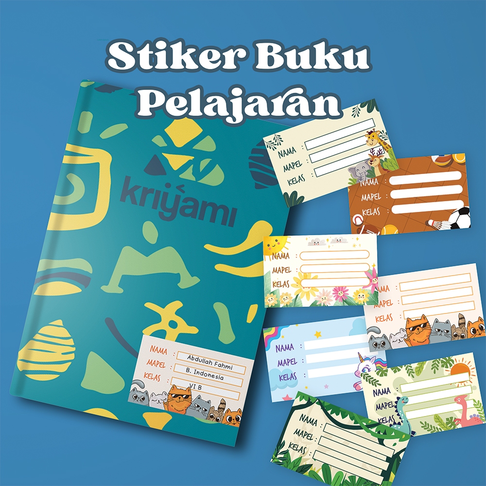 

Stiker Mapel | Label Buku Pelajaran Sekolah | Stiker mata pelajaran