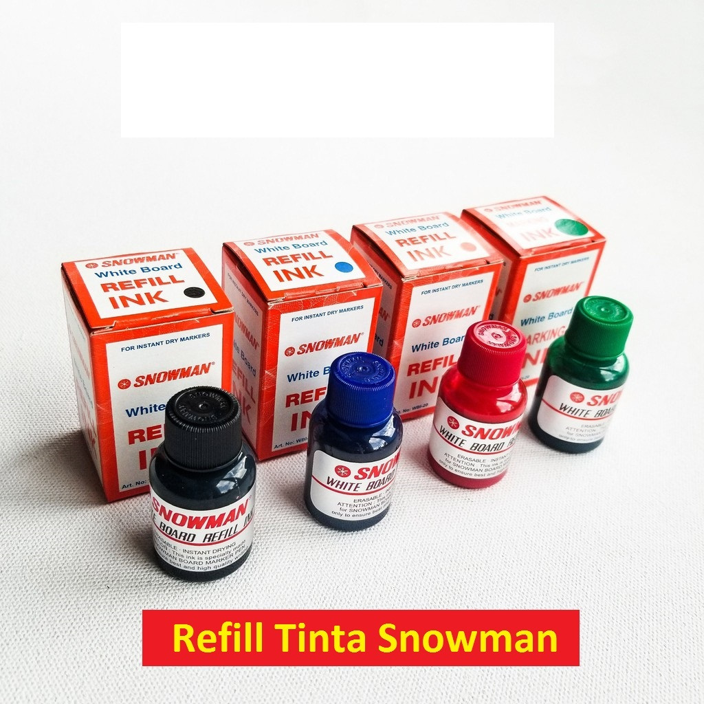 ISI TINTA SPIDOL/ REFILL TINTA SPIDOL SNOWMAN