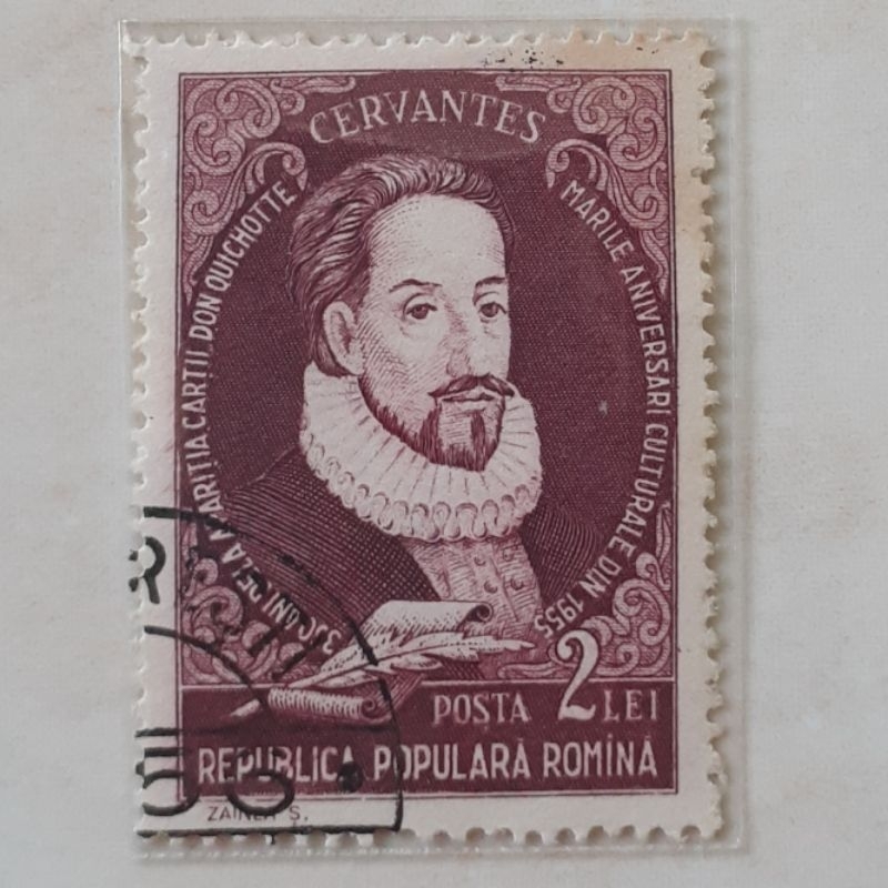 

Perangko Rumania Writers and poets (Miguel de Cervantes Saavedra) Tahun 1955