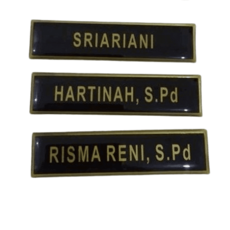 

Papan Nama Emas Gold Magnet Express 1Hari | Nametag Gold