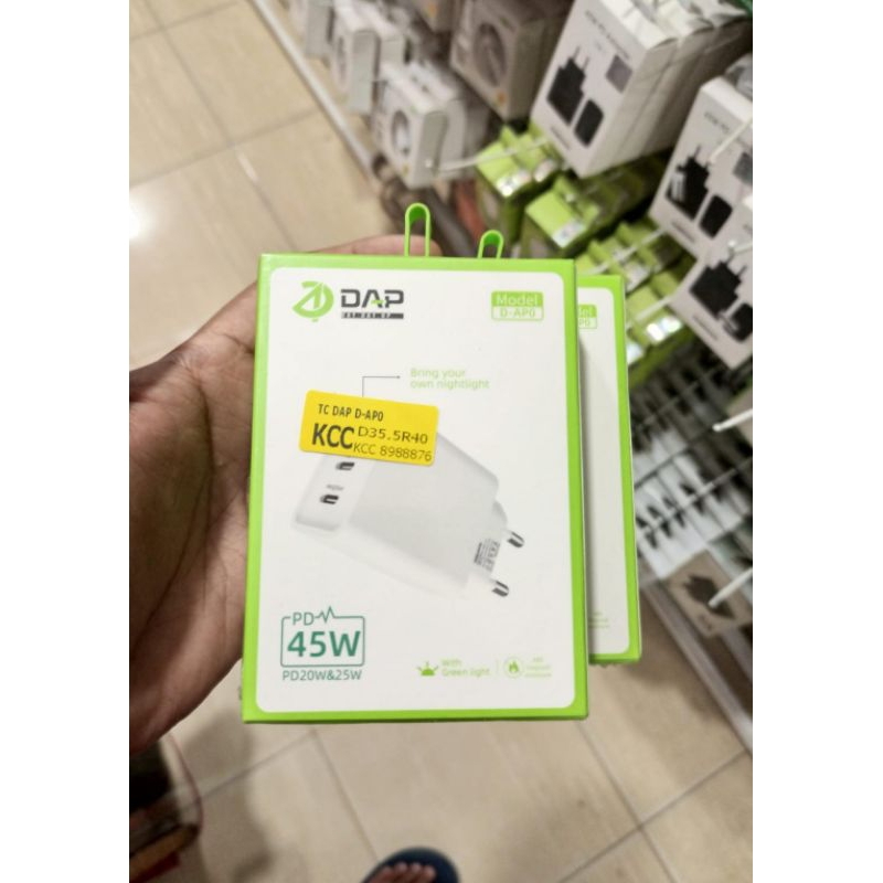 ADAPTER DAP D-AP0 45C TYPE C SUPER FAST CHARGING ORI