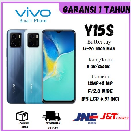 VIVO Y15S / HP Y15S RAM 8/128GB FULLSET BERGARANSI 12 BULAN TERMURAH