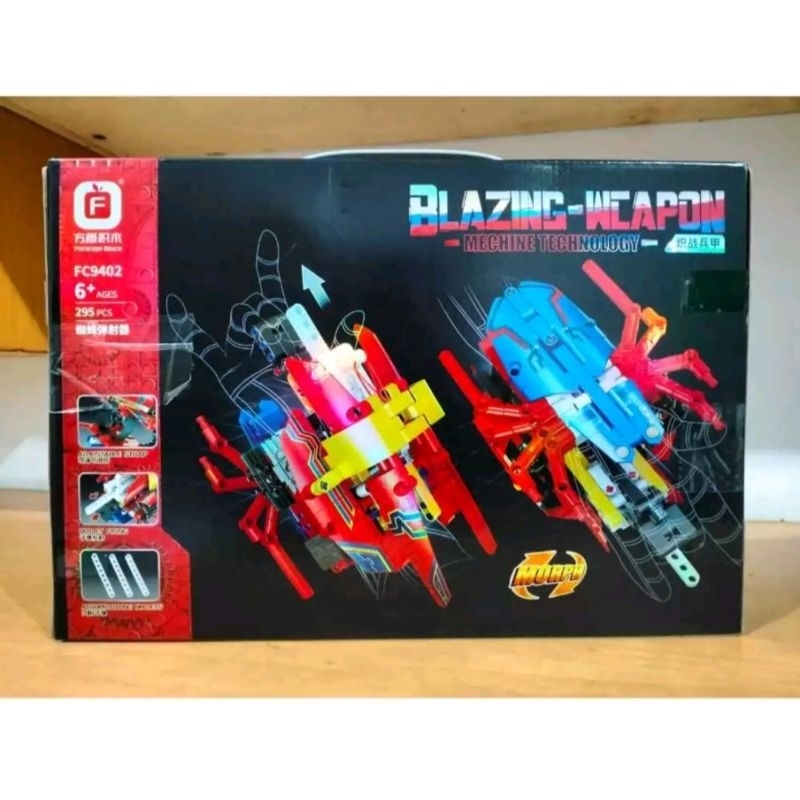 Mainan Anak Edukatif/Brick/Bongkar Pasang Blazing Weapon FC9402 Keren