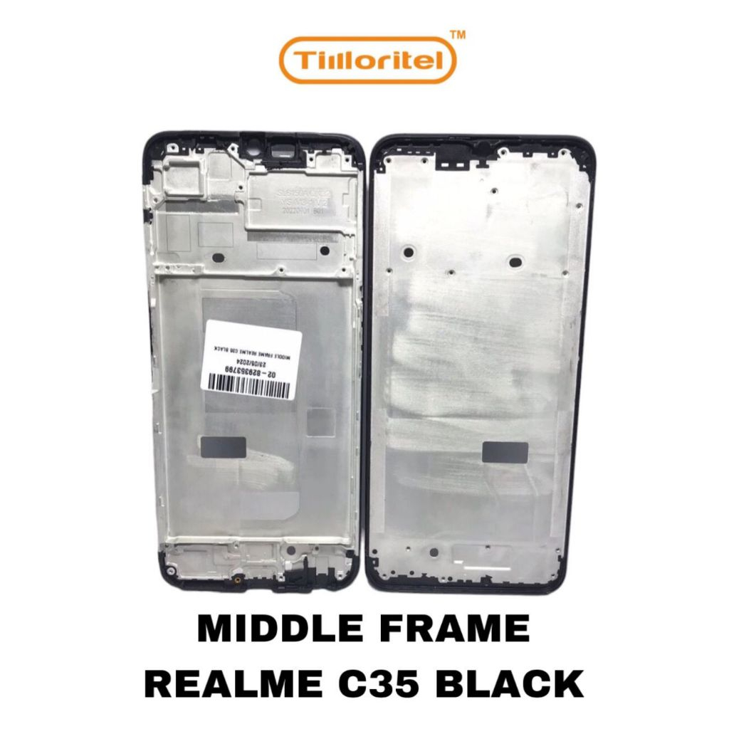 MIDDLE FRAME REALME C35 BLACK