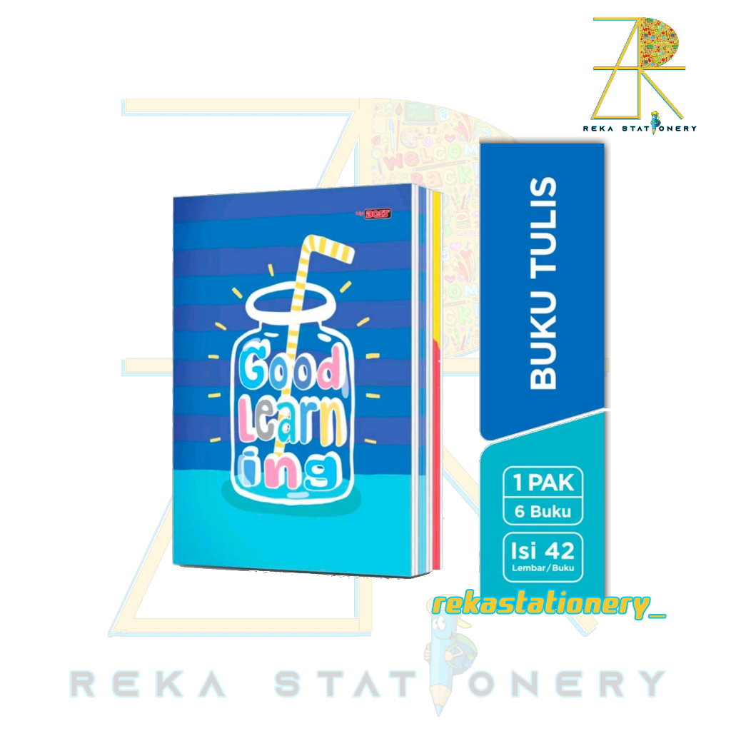

Buku Tulis Big Boss 42 Lembar - 1 Pack Isi 6 Buku, Buku Tulis Berkualitas