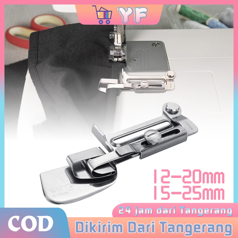 Corong Kelim Mesin Jahit Hh Speed Dengan Baut / Corong Heming Mesin Jahit / Corong Lilit Mesin Jahit