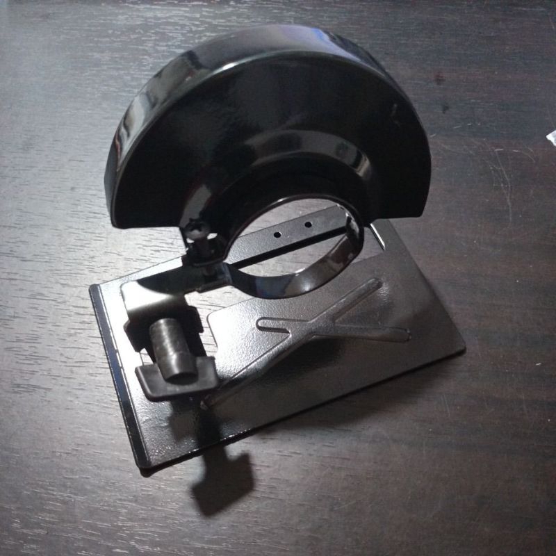Dudukan Gerinda Tangan atau Stand Holder Grinder plus Cover Pelindung