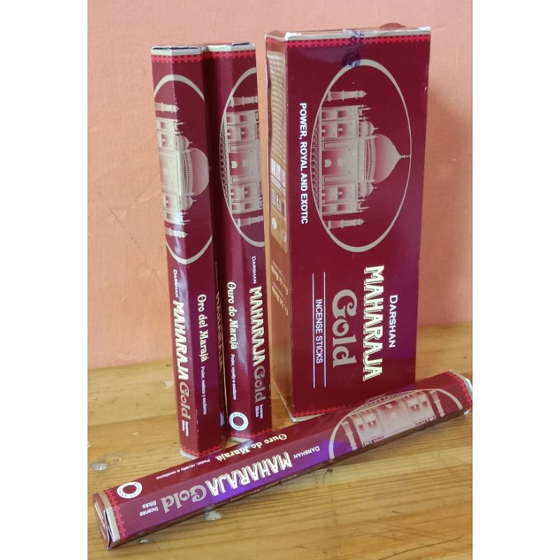 Dupa Hio Maharaja Gold/ Dupa Stick/Hio Lidi Hexa 1 Pack isi 20 Batang By. Darshan india aroma trapi 