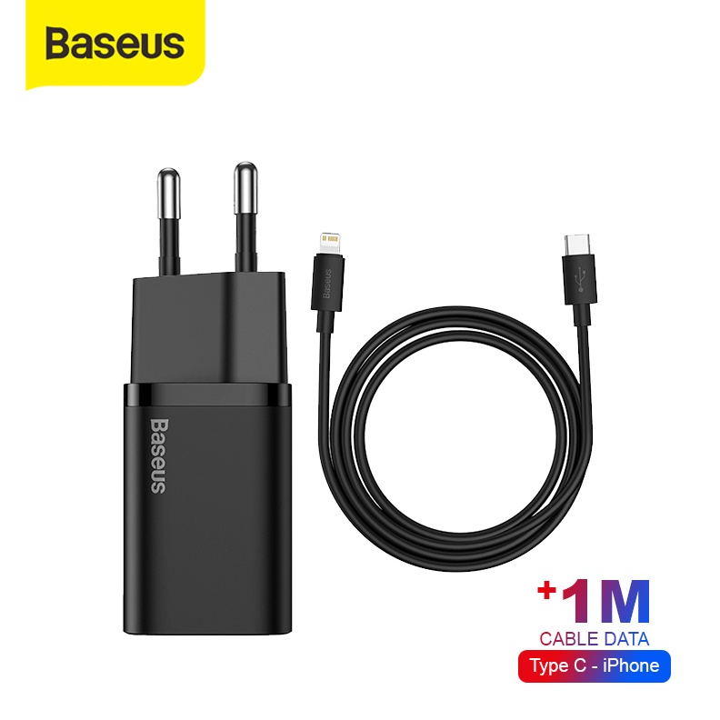 KODE E3G5 Baseus Kepala Charger Super Si Quick Charger iPhone PD 2W