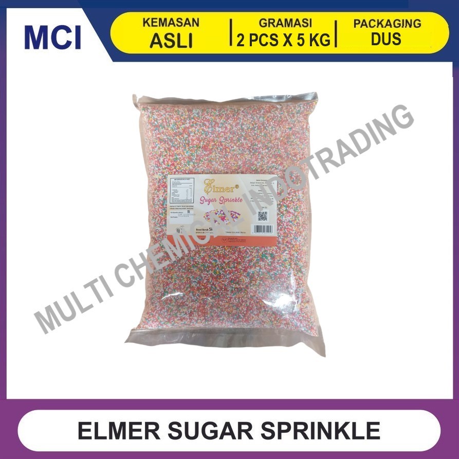 

ELMER SUGAR SPRINKLE / GULA BUTIR / TRIMIT 5 KG - 1 DUS 2 PCS