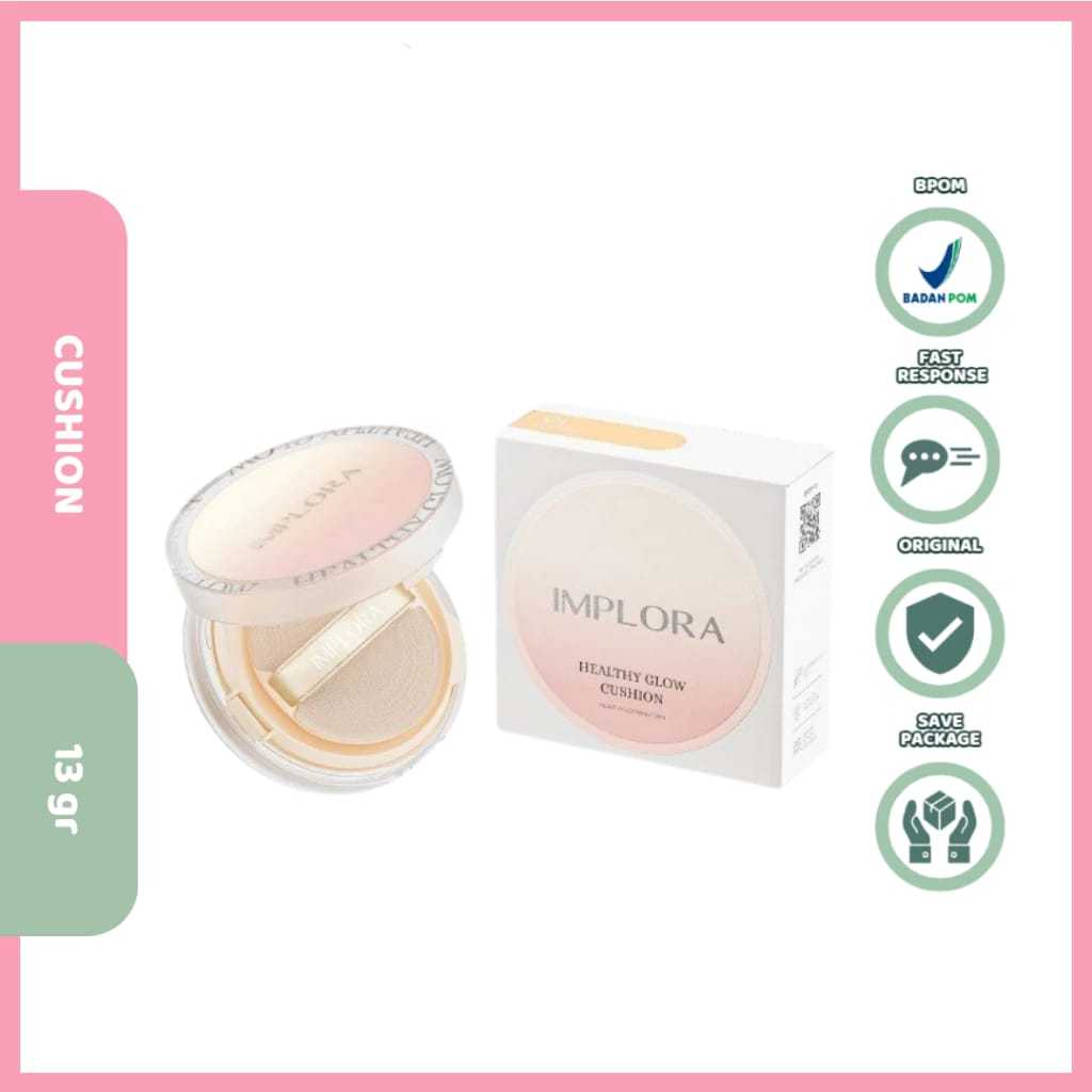 Implora Healthy Glow Cushion | Reffil | Foundation coverege ~ ORIGINAL 100%