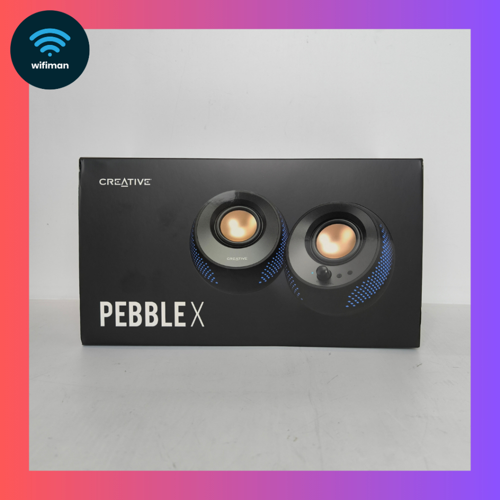 Creative Labs Pebble X 2.0 Bluetooth 5.3 USB C AUX Speaker Audio PC Desktop Computer Komputer