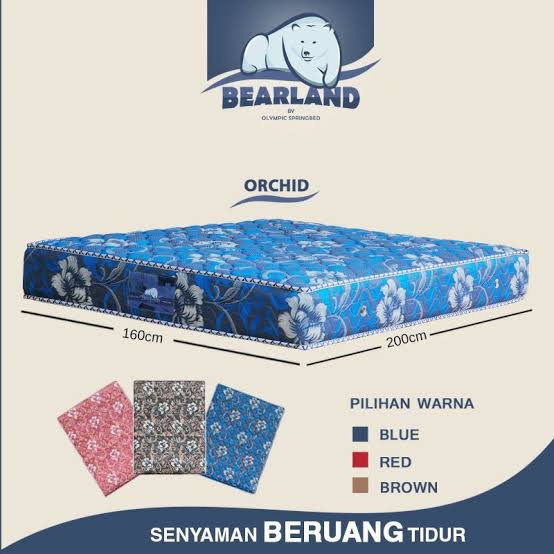 Springbed Olympic seri Bearland ORCHID Standar semua ukuran ada