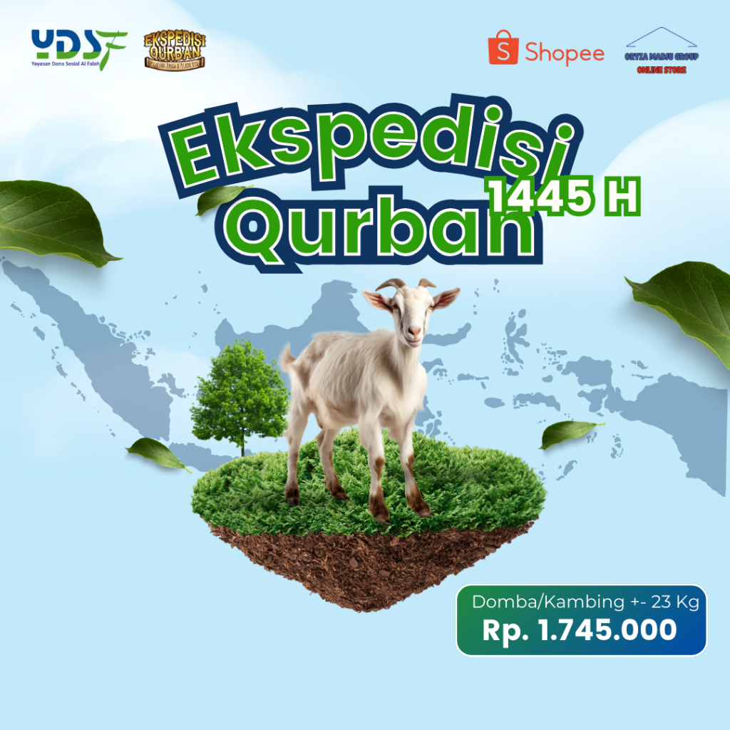 

Qurban Domba Reguler Bobot (+/-23 Kg) - Oryza Group