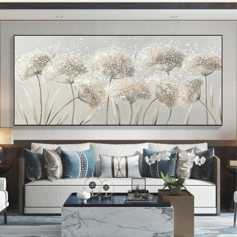 Lukisan bunga dandelion