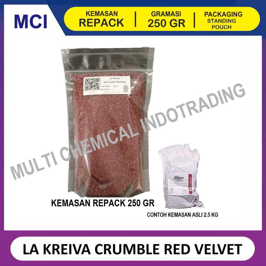 

REPACK - RED VELVET LA KREIVA CRUMBLE FINE TOPPING 250 GR