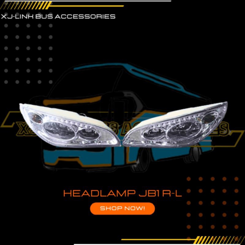 Headlamp / Lampu Depan Jetbus 1