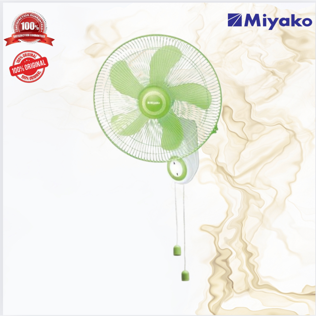 KIPAS ANGIN MIYAKO KAW 1662 WALL FAN/KAW-1662/KAW1662 / KAW 1662/ORIGINAL MIYAKO/GARANSI RESMI