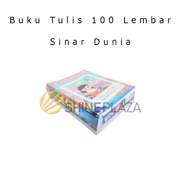 

Buku Tulis Sekolah Anak SIDU 100 Lembar 1 Buah Sinar Dunia