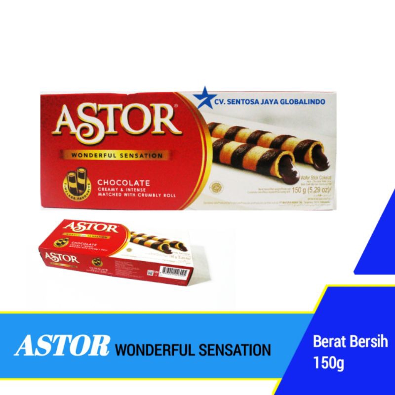

ASTOR Coklat 150 gr dan 40 gr / ASTOR Waferstick Coklat 150 gr