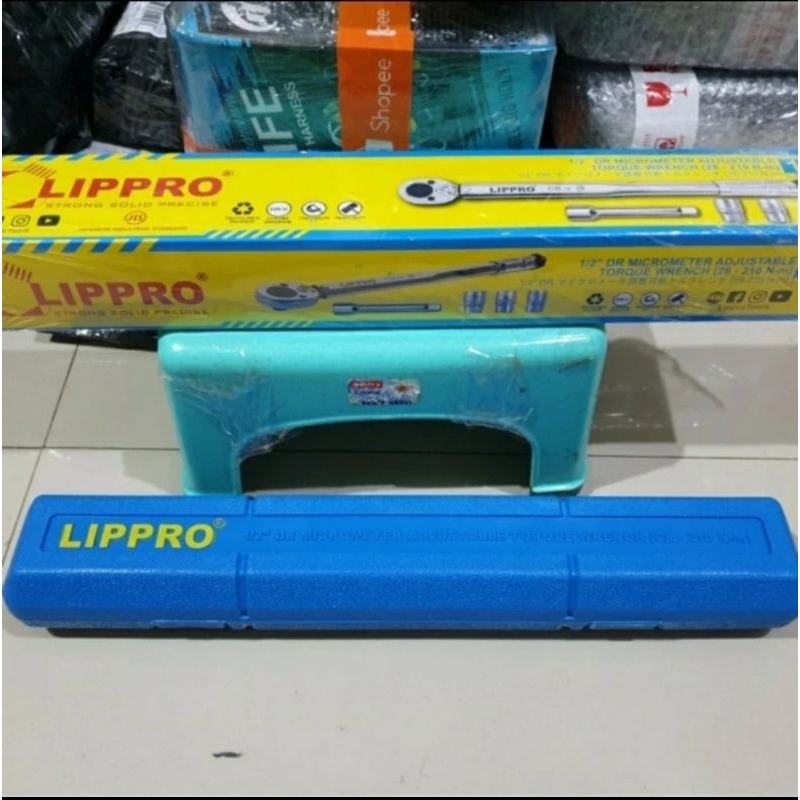 KUNCI TORSI LIPPRO BESAR 28 - 210NM GAGANG KUNCI TORSI LIPRO + MATA SOK LIPPRO