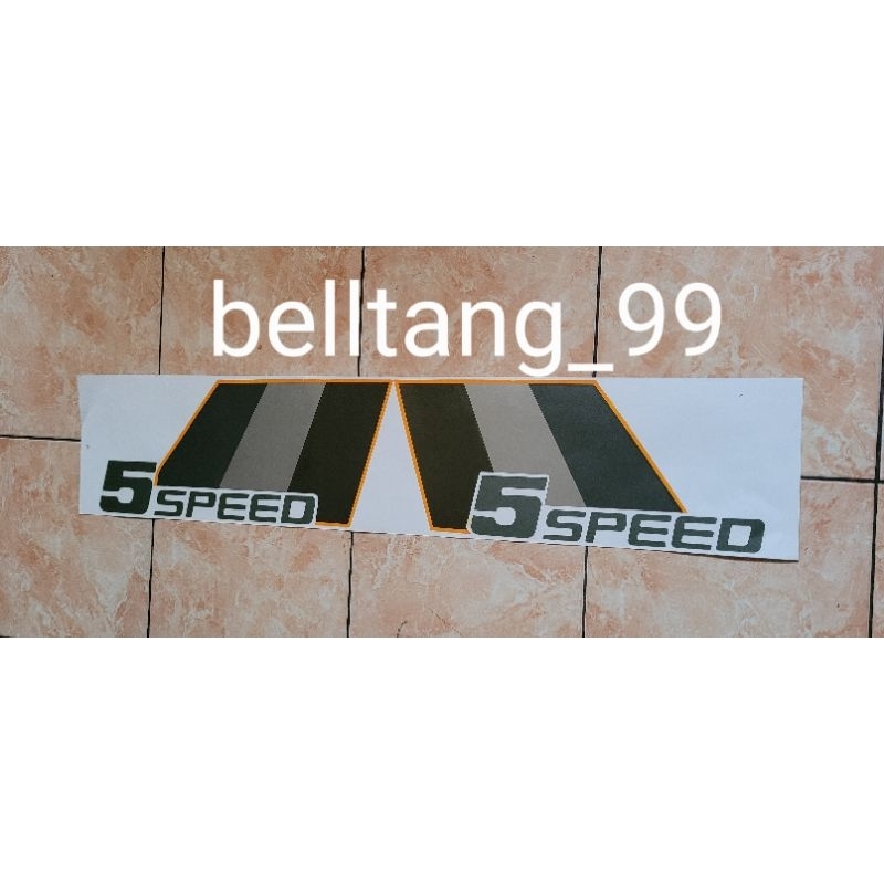 sticker stiker list body daihatsu taft hiline pick up/stiker daihatsu taft